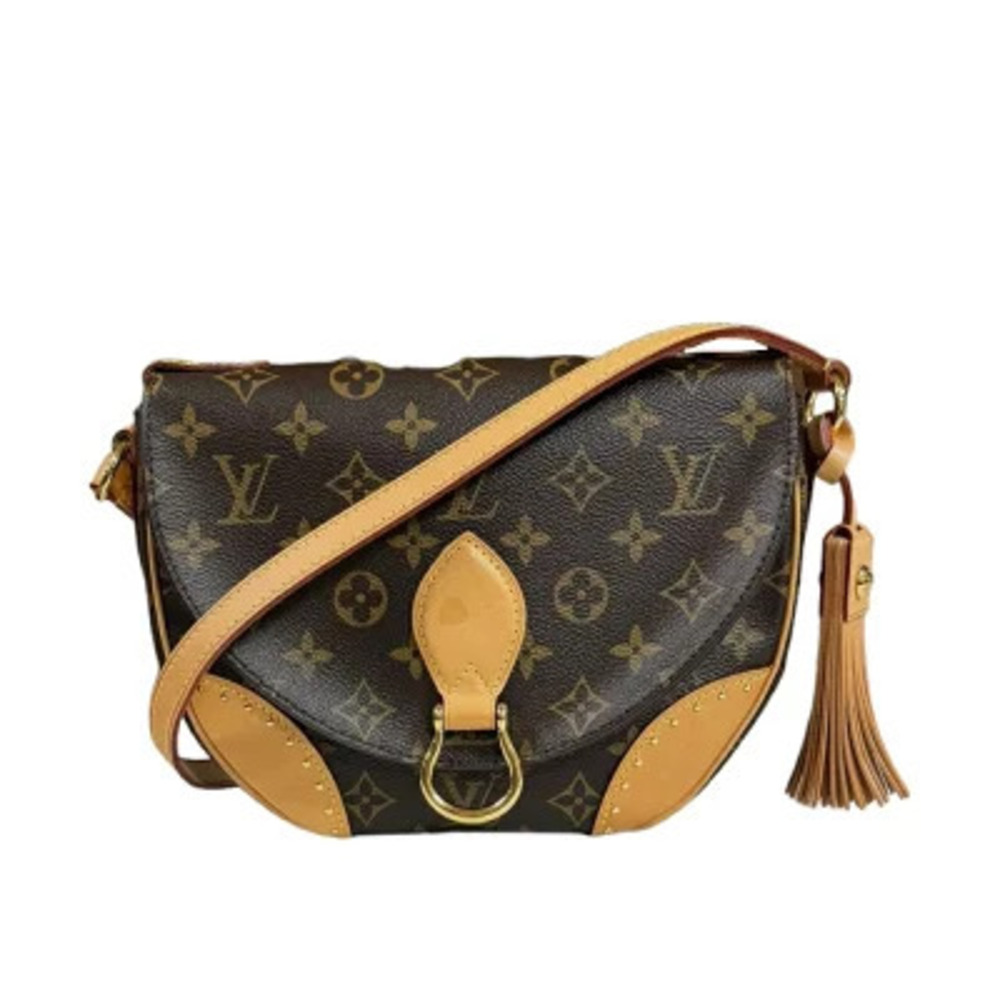 Louis Vuitton Monogram Shoulder Canvas Saint Bag Brown Cloud - Picture 2 of 8